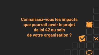 Les risques psychosociaux  Connaissez vous les impacts du projet de loi 42 sur votre organisation [upl. by Fronniah]