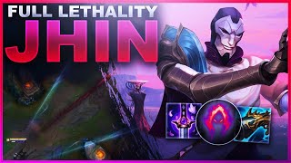 FULL LETHALITY JHIN IS HILARIOUSLY FUN  League of Legends [upl. by Anen]