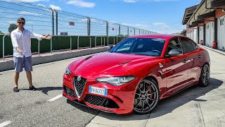 Alfa Romeo Giulia Quadrifoglio 600cv Che MISSILE [upl. by Hadihahs]