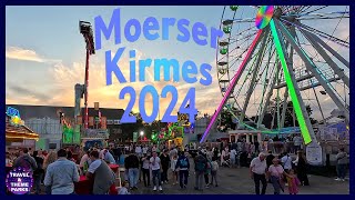 Moerser Kirmes 2024 🎢🎡Rundgang 🎠Alle Fahrgeschäfte [upl. by Beghtol]