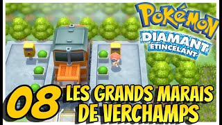 Pokémon DIAMANT ETINCELANT épisode 8 Les Grands Marais de Verchamps Gameplay Nintendo Switch [upl. by Adlog365]