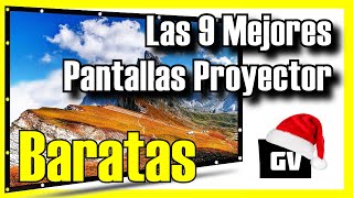 📺📽️ Las 9 MEJORES Pantallas para Proyectores BARATAS de Amazon 2024✅CalidadPrecio Enrollables [upl. by Alag]