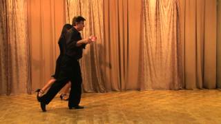 Argentine Tango Beginner Level quotCommon Basicquot Lesson 1 [upl. by Baggott]