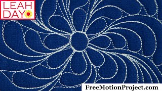 How To Make A Simple Quilting Design Look Complicated  Spinning Daisy [upl. by Simara]