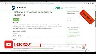 Como Solicitar a renovação da CNH na internet  Detran PR SIMPLES FÁCIL ATUALIZADO [upl. by Jacobsohn]