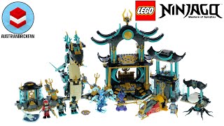 LEGO Ninjago 71755 Temple of the Endless Sea  Lego Speed Build Review [upl. by Ashley]