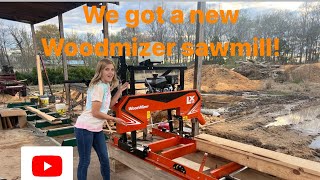 We got a new WOODMIZER sawmill [upl. by Chemash]