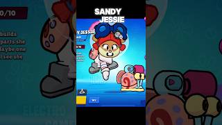 NEW SANDY JESSIE SKIN  SNEAK PEEK shorts brawlstars [upl. by Noek528]