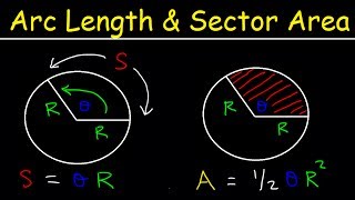 Arc Length and Area of a Sector [upl. by Doowron]