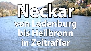 Neckar von Ladenburg bis Heilbronn [upl. by Mahoney]