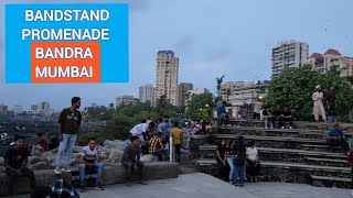 The Bandstand Promenade Bandra Bandstand must visit place in Bandra Mumbai [upl. by Barb]