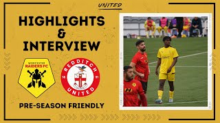 Highlights amp Interview  Worcester Raiders vs Redditch United [upl. by Eiramesor]