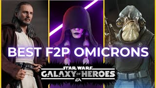 Top Ten F2P GAC Omicrons in SWGOH [upl. by Mindi]