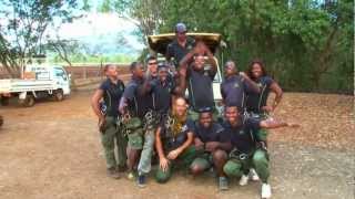 Ziplines at Casela Nature amp Leisure Park Mauritius [upl. by Collette104]