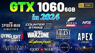 GTX 1060 6GB Test in 13 Games in 2024  1080p Gaming [upl. by Nosyd]