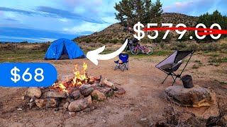 Spend LESS on a Bikepacking tent A 4Seasons budget shelter [upl. by Rianon730]