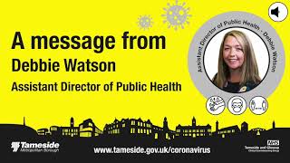 A message from Assistant Director of Public Health Debbie Watson [upl. by Remled]