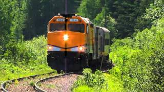 Algoma Central Railway Passenger train to Hurst Ont June 2011 [upl. by Winifred]