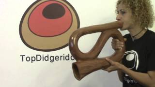 Compact SShape Didgeridoo Natural Mahogany TopDidgeridoo 02028 [upl. by Neau]