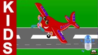 I Am Little Airplane  Kids Songs amp Nursery Rhymes With Lyrics English Language HD [upl. by Seiden438]