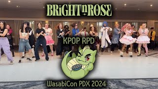 BrightNRose  1st KPOP Random Play Dance Panel at WasabiCon in Portland OREGON 🇺🇸  July 27 2024 [upl. by Danyluk176]