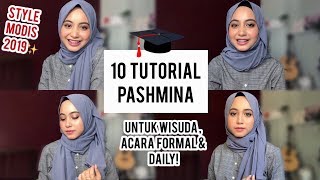 TUTORIAL PASHMINA SUPER GAMPANG amp KEKINIAN ✨ [upl. by Remlap]