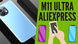 M11 Ultra Aliexpress  Smartphone M11 Vale a Pena Unboxing e Impressões [upl. by Bette-Ann]