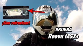 Casco Reevu MSX1 con retrovisor Prueba a fondo FullHD [upl. by Meadow]