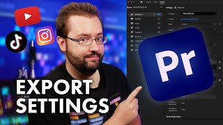 BEST Settings For Exporting Video On Premiere Pro 2024 [upl. by Enilekaj470]