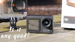 Dual Screen Action Camera 4K SJCAM SJ8 Unboxing and Review of a Cheap Action Camera [upl. by Ketti]