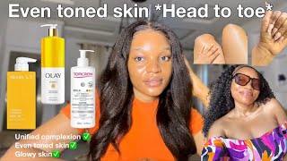 THE BEST BODY LOTIONS FOR UNEVEN SKIN TONE IN 2024✅ how to get unified and glowy complexion [upl. by Ydarg243]