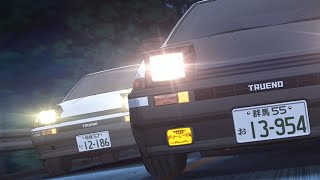 Shinjis Overtaking Maneuver Initial D Final Stage [upl. by Einahpet]