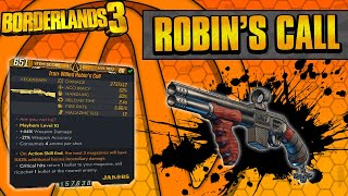 Borderlands 3  Robins Call Legendary Weapon Guide Infinite Ammo Jakobs [upl. by Adamis151]