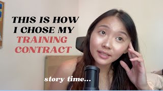 how i chose MY training contract DO I REGRET 💭💼 [upl. by Girovard760]