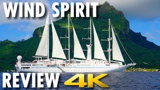 Wind Spirit Tour amp Review  Windstar Cruises  Cruise Ship Tour amp Review 4K Ultra HD [upl. by Ener]