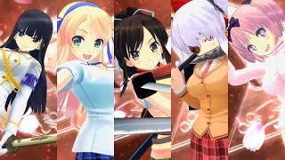 Senran Kagura Burst ReNewal PS4  Hanzō Girls Gameplay [upl. by Neros]