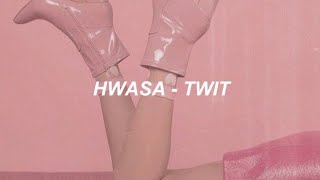 HWASA 화사  TWIT 멍청이 Easy Lyrics [upl. by Ativ]