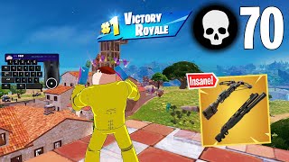 70 Elimination Solo vs Squads Wins Fortnite Season 3 Gameplay [upl. by Desireah]