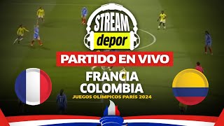 COLOMBIA VS FRANCIA EN VIVO  FÚTBOL FEMENIL JUEGOS OLÍMPICOS PARIS 2024 [upl. by Asenad794]