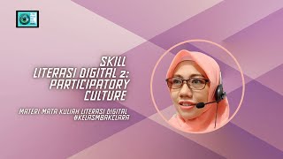 Skill Literasi Digital Participatory Culture Jenkins 2009 [upl. by Ahtiekal]