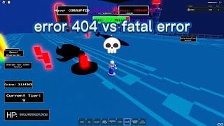 New error 404 sans showcasetrying to fight fatal error event pretty balanced soul ops [upl. by Lucita]