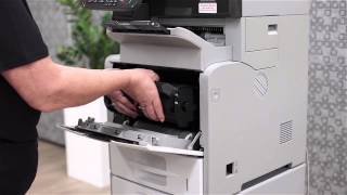 Ricoh Customer Support  How to change Toner [upl. by Lleynad]