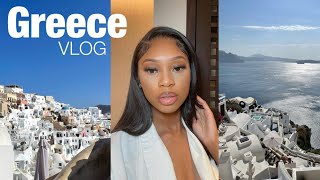 TRAVEL VLOG Crete Greece  Quick Stop In Santorini ￼ [upl. by Cerys]