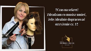 ‼️Czas na sekret Zdradzam co musisz umieć żeby idealnie dopracować strzyżenie cz 1‼️ [upl. by Ecadnarb]