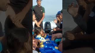 شاهدوا وصول حراقة 🌊🚤 جزائرين 🇩🇿 في بوطي 75الى إسبانيا 🇪🇦😱😱 [upl. by Cline]