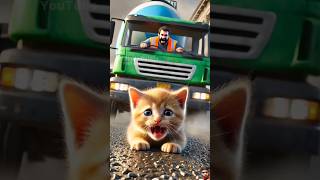 The kitten just wanted a😲 sandwich story cat kitten cute [upl. by Hillard253]