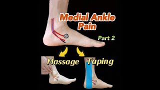 Medial Ankle Pain Instant Pain Relief [upl. by Ieppet]