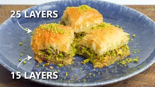 The PERFECT Homemade Baklava [upl. by Annay]