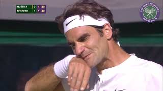 The Best Game Ever Andy Murray v Roger Federer 2015 SemiFinal [upl. by Suissac]