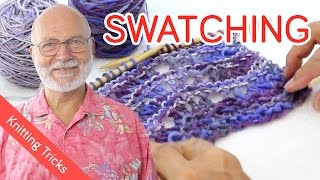 Knitting a Swatch  Tips amp Tricks [upl. by Steven]